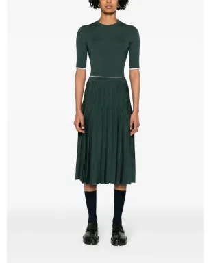 Thom Browne コントラストトリム リブ編みセーター グリーン - サムネイル2
