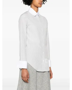 Thom Browne ストライプ柄 丸襟シャツ - サムネイル3