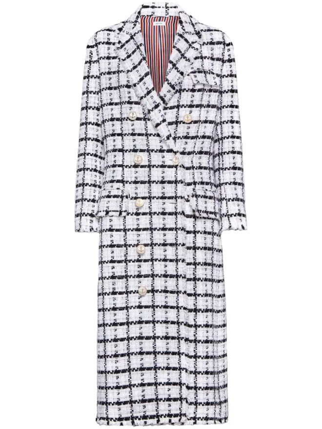 Thom Browne Thom Browne チェックコートの商品画像