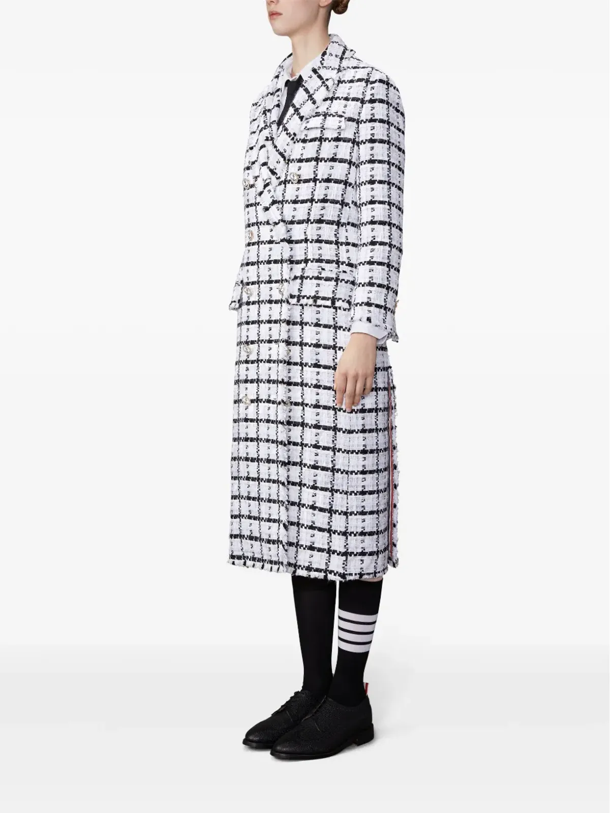 Thom Browne チェックコート - 画像3
