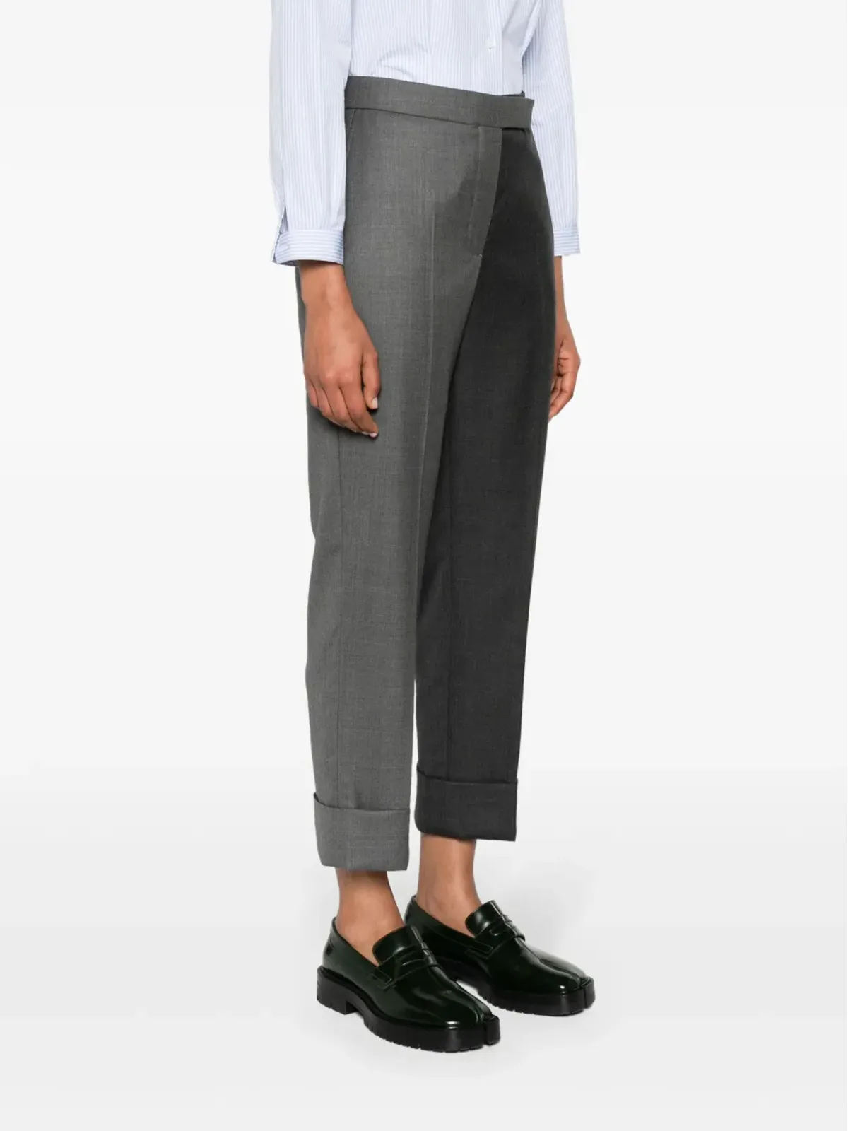 Thom Browne テーパードウールパンツ - 画像3