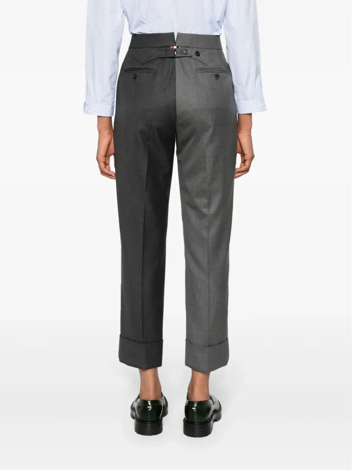 Thom Browne テーパードウールパンツ - 画像4