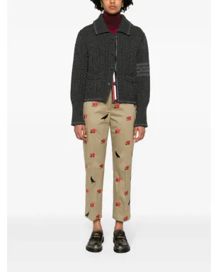 Thom Browne ミッドライズ テーラードツイルパンツ - Neutrals - サムネイル2