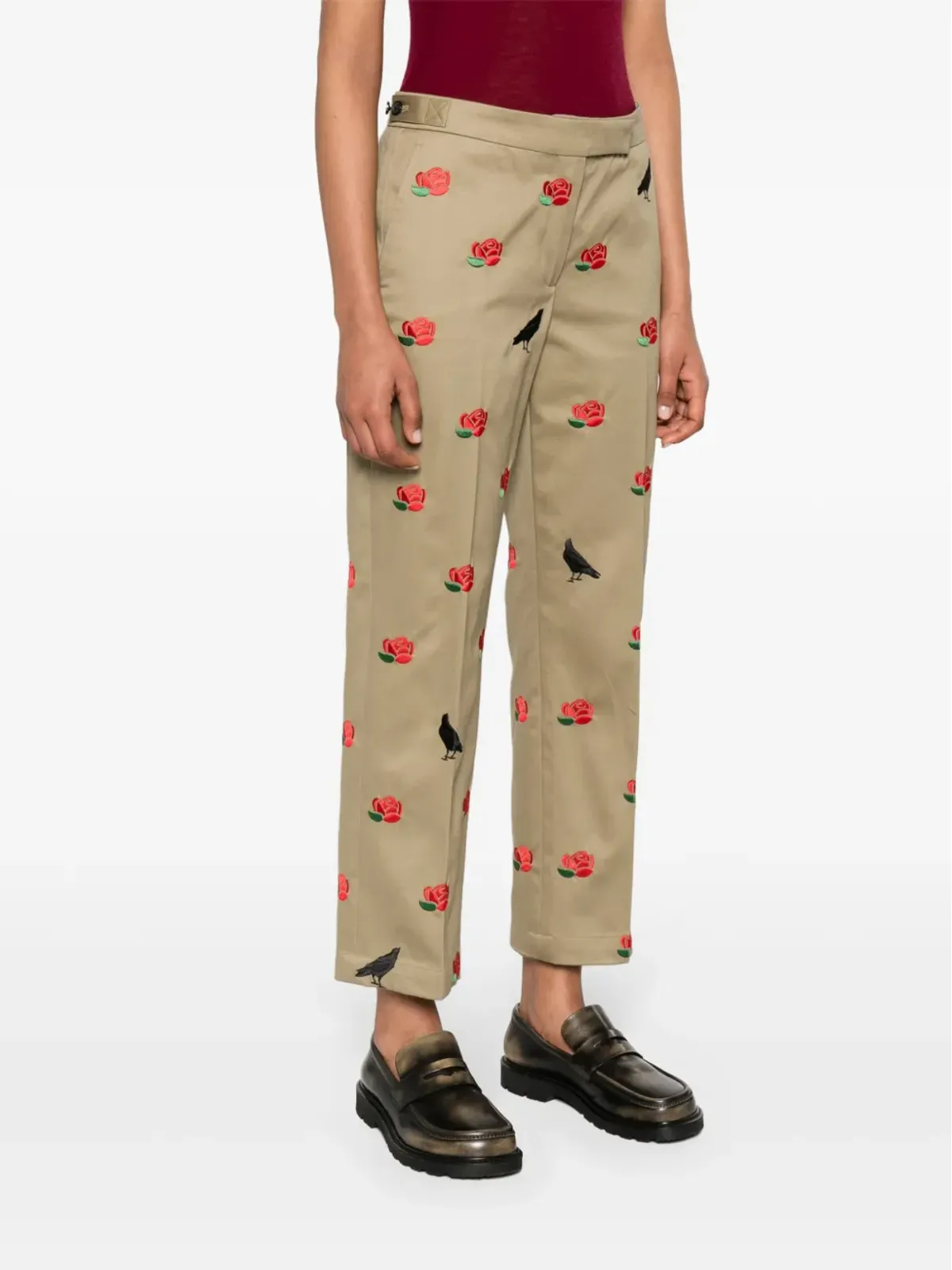 Thom Browne ミッドライズ テーラードツイルパンツ - Neutrals - 画像3