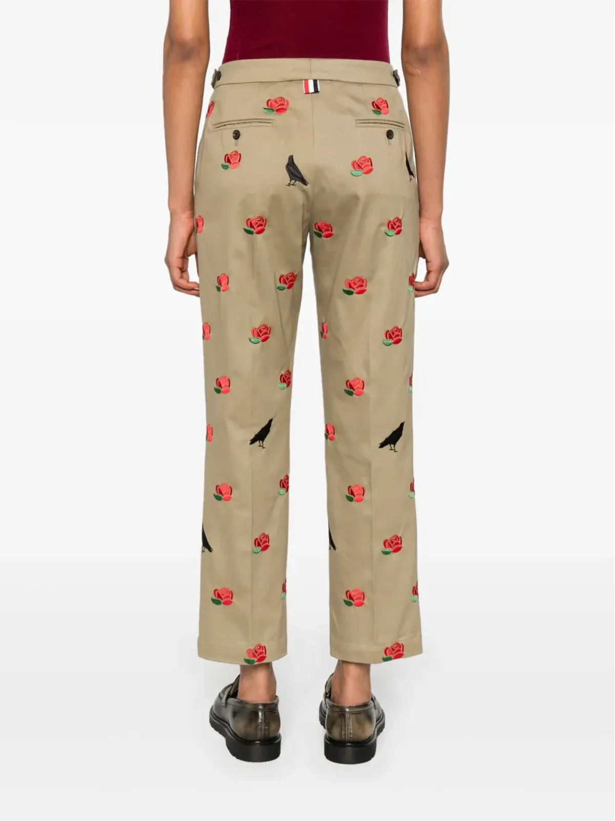 Thom Browne ミッドライズ テーラードツイルパンツ - Neutrals - 画像4