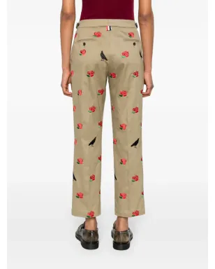 Thom Browne ミッドライズ テーラードツイルパンツ - Neutrals - サムネイル4