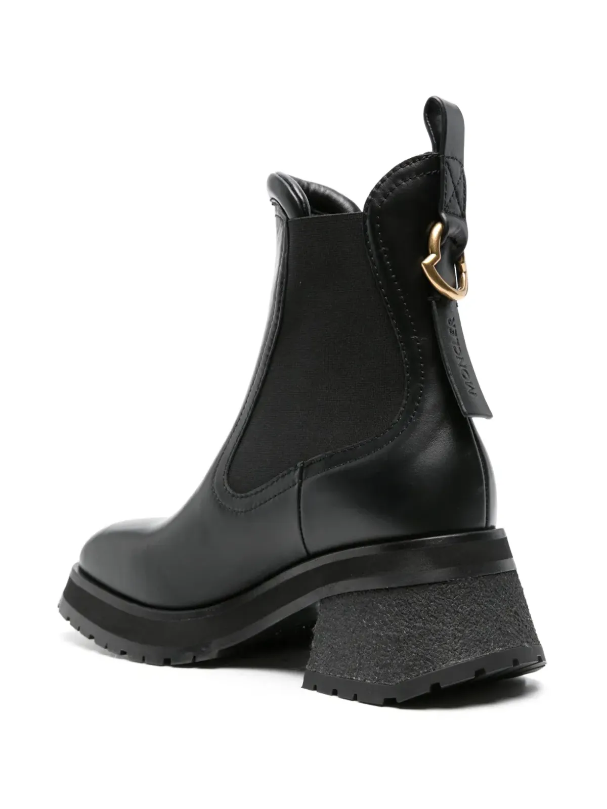 Moncler Gigi 70mm レザー チェルシーブーツ - ブラック - 画像3
