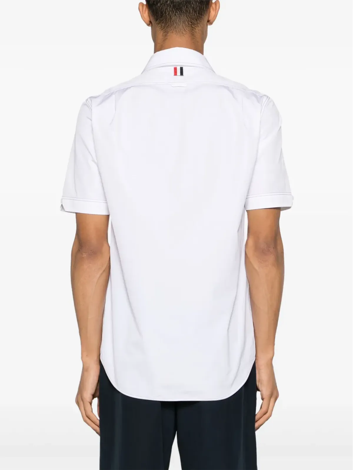 Thom Browne デコラティブステッチ コットンシャツ - ホワイト - 画像4