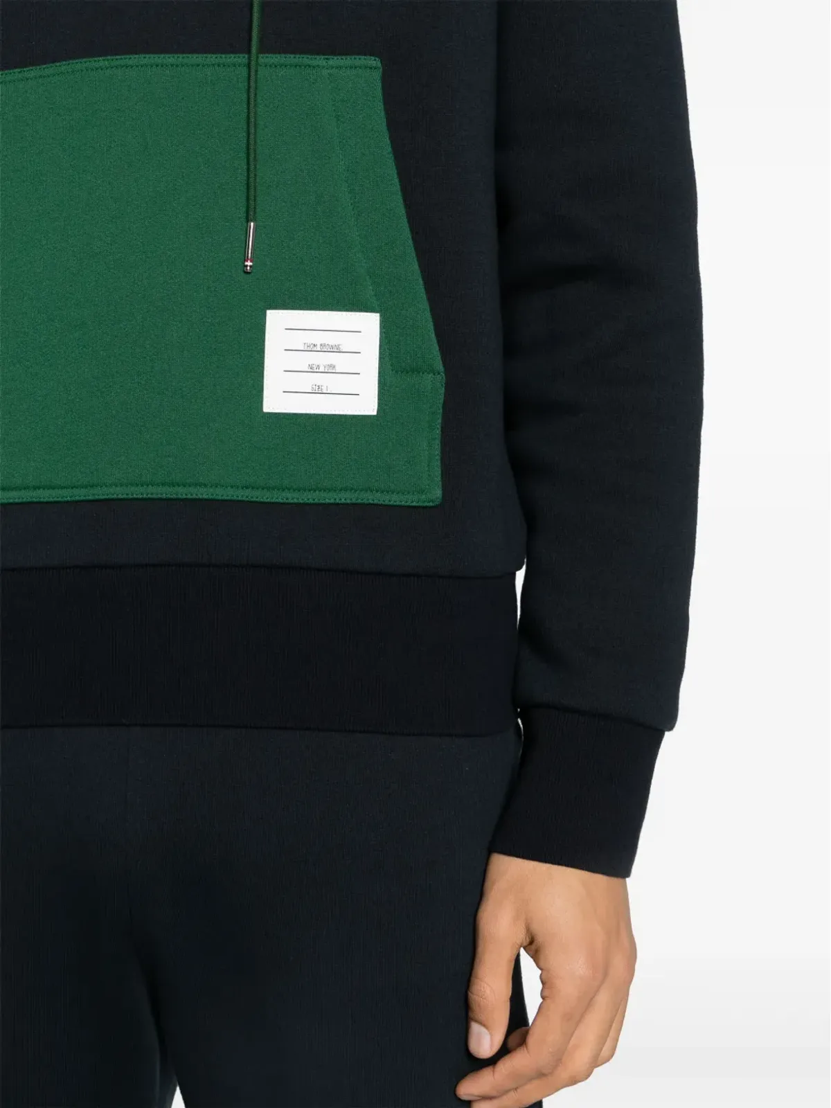 Thom Browne カラーブロック コットン パーカー - ブルー - 画像5