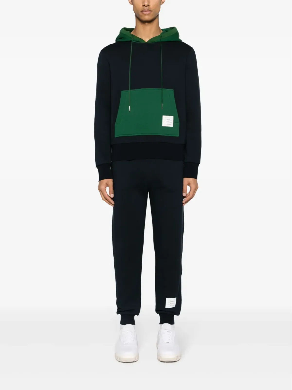 Thom Browne カラーブロック コットン パーカー - ブルー - 画像2