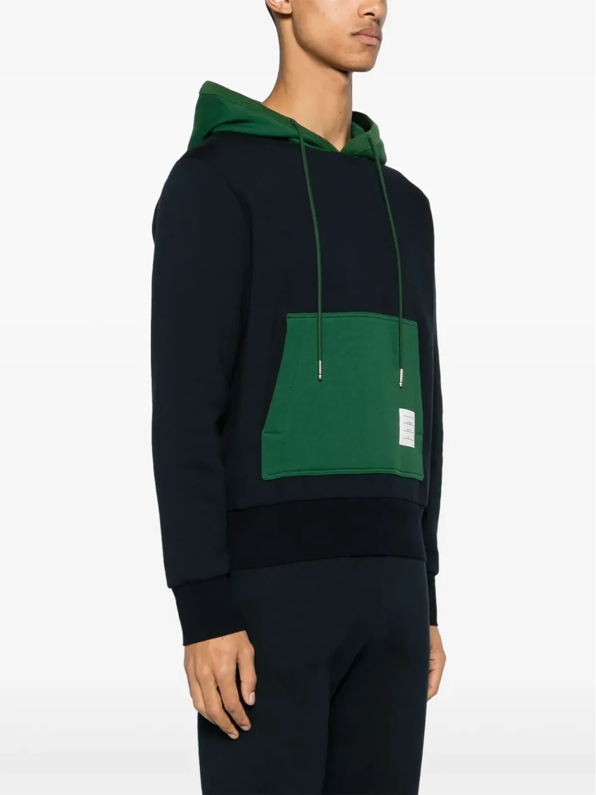 Thom Browne カラーブロック コットン パーカー - ブルー - 画像3