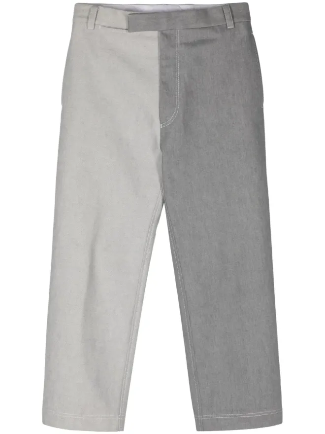 Thom Browne Thom Browne ツートーン・ストレートジーンズ - グレーの商品画像
