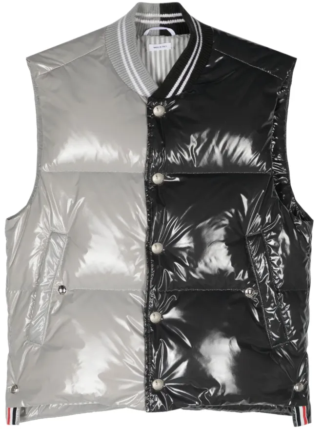 Thom Browne Thom Browne ツートーン ダウン ジレ - イエローの商品画像
