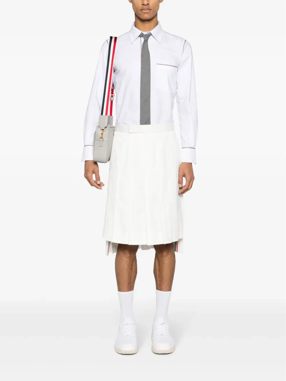 Thom Browne RWBトリム コットン シャツ - ホワイト - 画像2