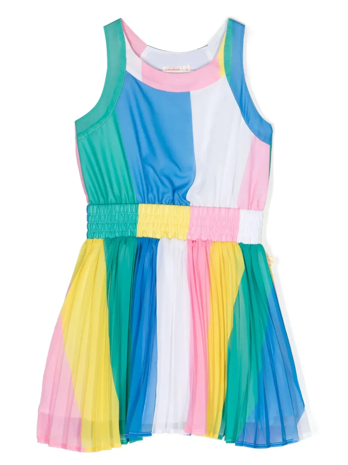 Billieblush colour-block striped dress - Pink - 画像1