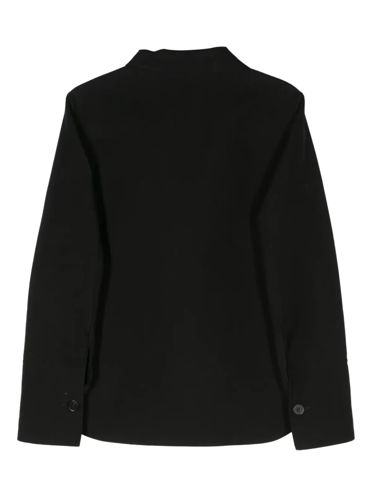 Jil Sander ポイントカラー コットン シャツジャケット - ブラック - 画像2