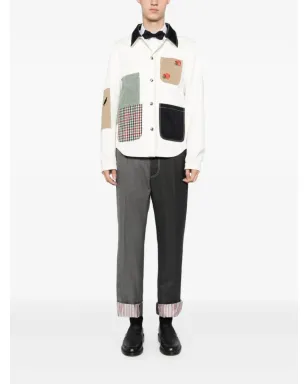 Thom Browne ツートーン ウール トラウザー - サムネイル2