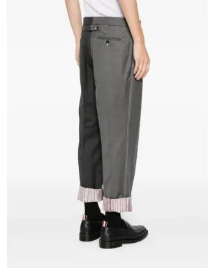 Thom Browne ツートーン ウール トラウザー - サムネイル4