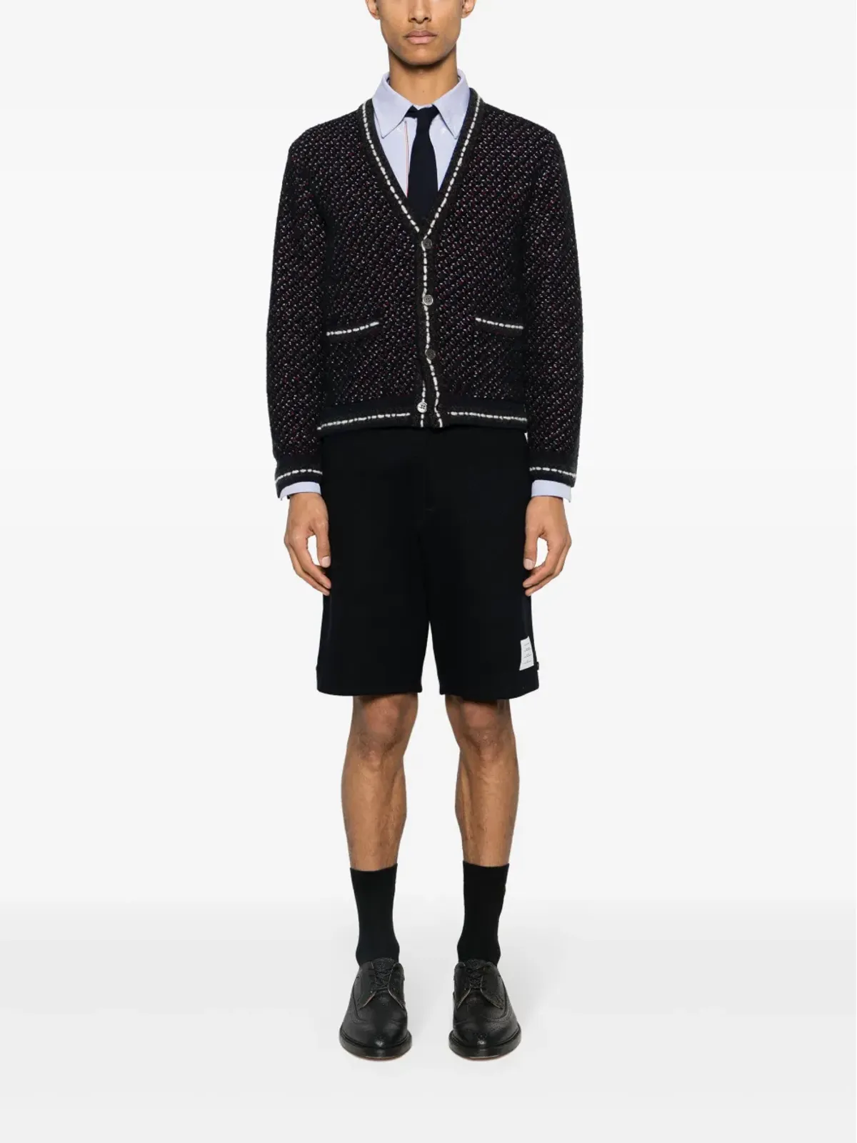 Thom Browne グログランリム コットンシャツ - 画像2