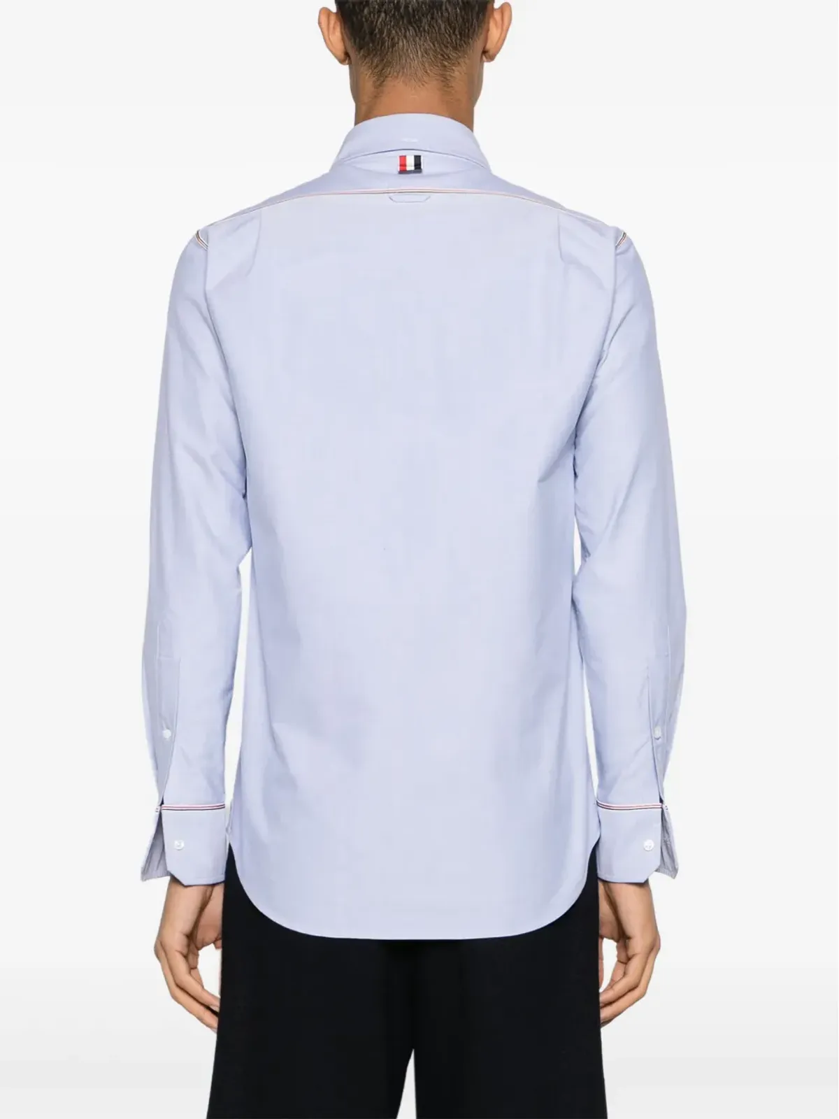 Thom Browne グログランリム コットンシャツ - 画像4