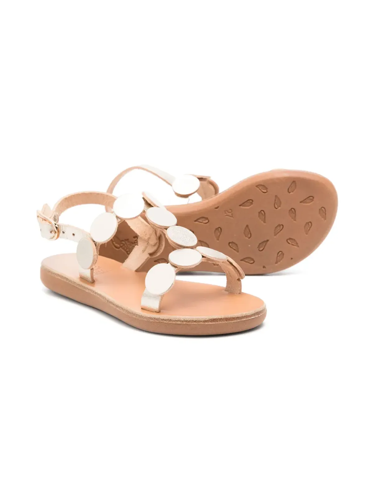 ANCIENT GREEK SANDALS KIDS リトルウラノス レザーサンダル - 画像2
