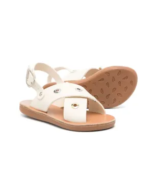 ANCIENT GREEK SANDALS KIDS リトルマリア アイレット レザーサンダル - サムネイル2