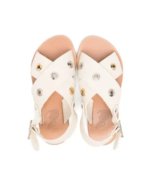 ANCIENT GREEK SANDALS KIDS リトルマリア アイレット レザーサンダル - サムネイル3