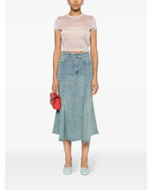 Chiara Ferragni Eyelikeモチーフ メタリック クロップドセーター - サムネイル2