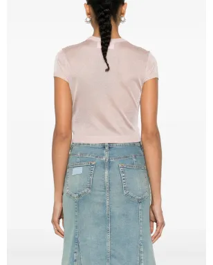 Chiara Ferragni Eyelikeモチーフ メタリック クロップドセーター - サムネイル4