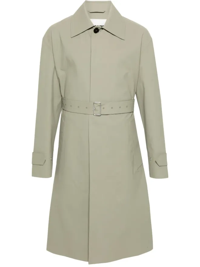 Jil Sander Jil Sander ミディ丈トレンチコート - グリーンの商品画像