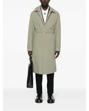 Jil Sander ミディ丈トレンチコート - グリーン - サムネイル2