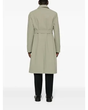 Jil Sander ミディ丈トレンチコート - グリーン - サムネイル4