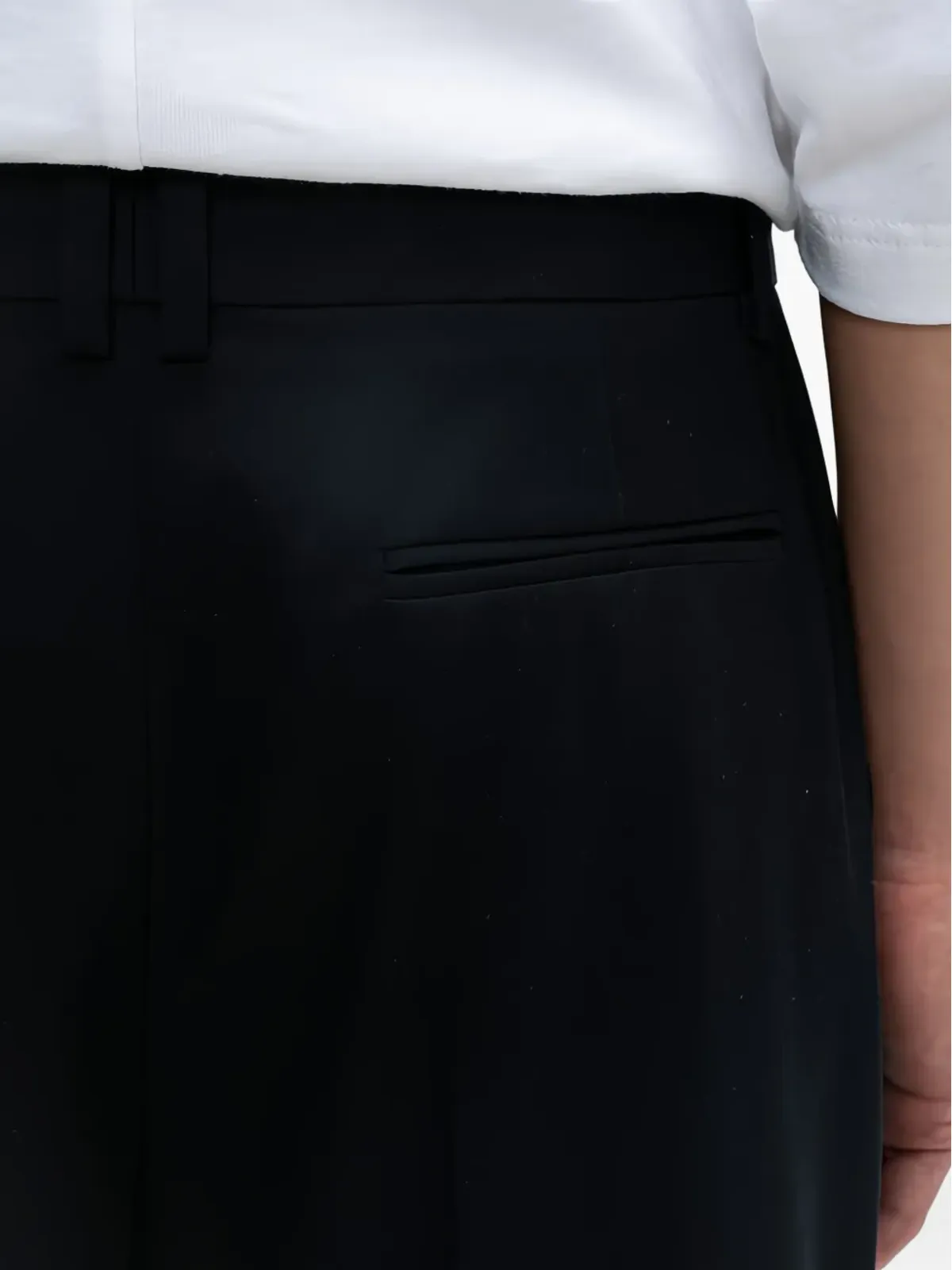 The Row プリーツ入りワイドレッグパンツ - 画像5