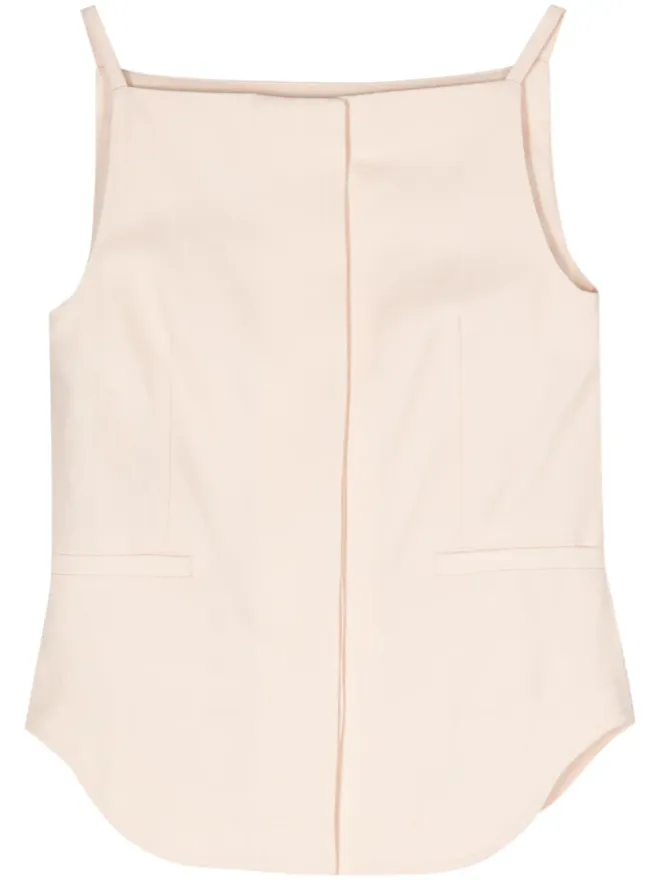 Loulou de Saison LouLou de Saison ツイルスクエアネックトップの商品画像