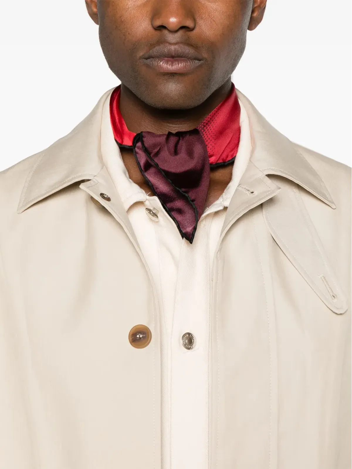 Maison Kitsuné Macintosh コットンパーカコート - ニュートラル系 - 画像5