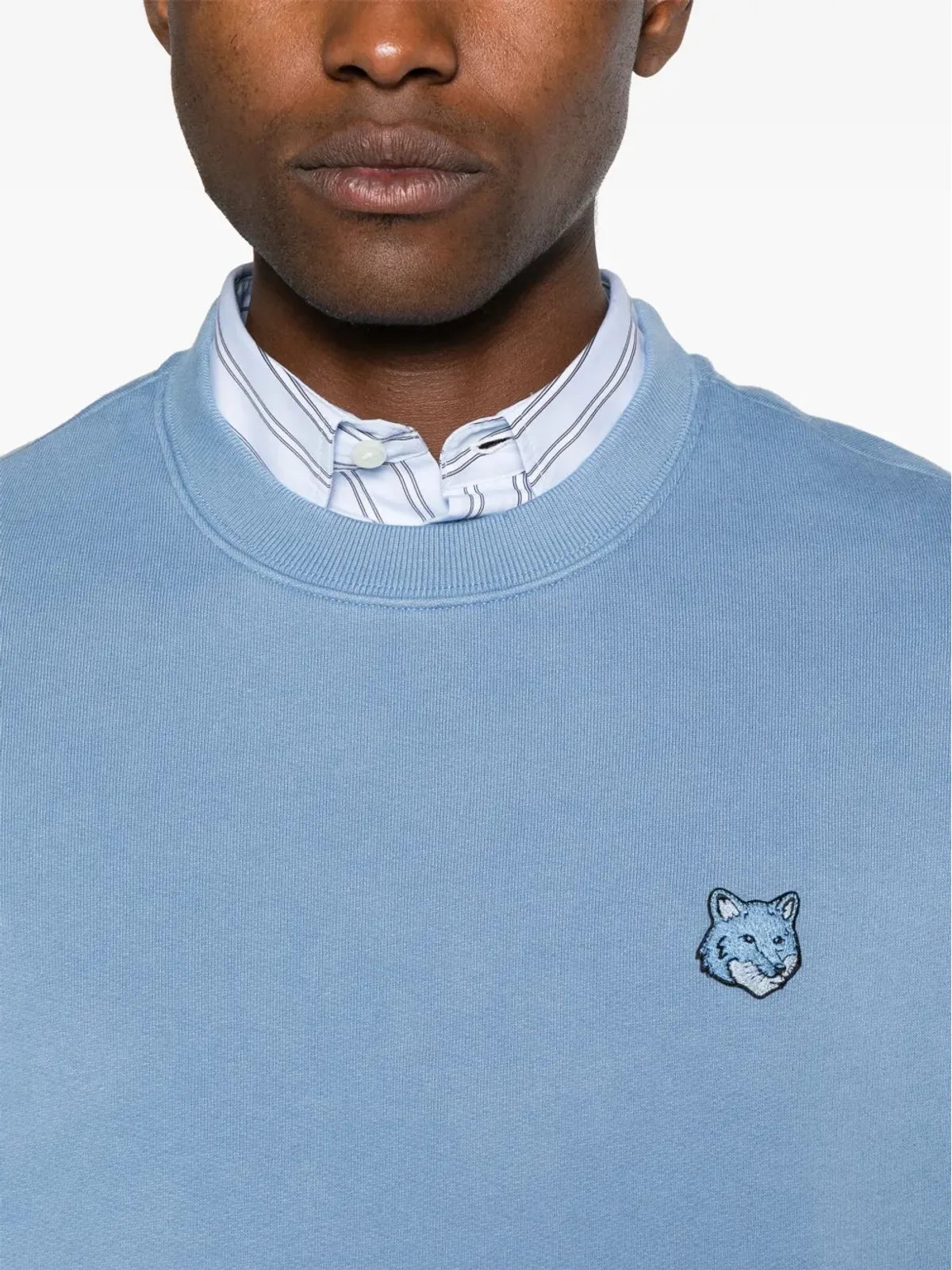 Maison Kitsuné ロゴパッチ コットン スウェットシャツ - 画像5