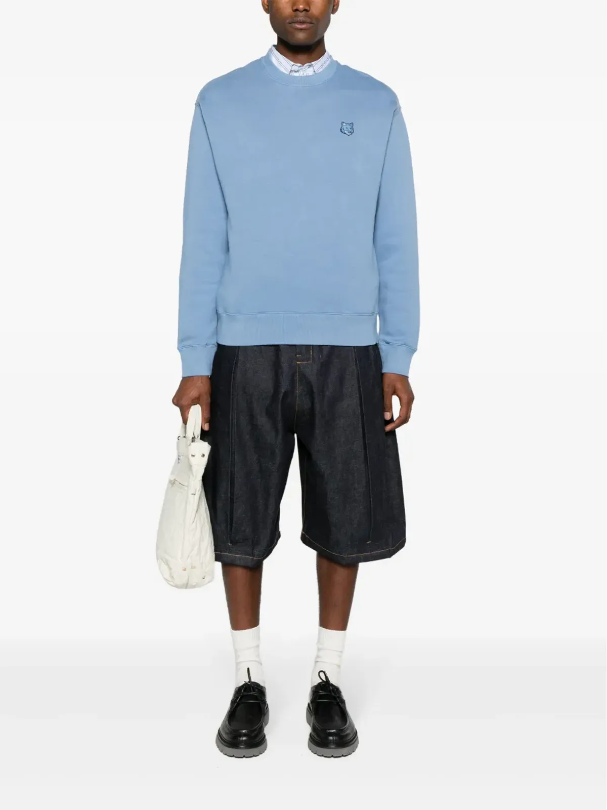 Maison Kitsuné ロゴパッチ コットン スウェットシャツ - 画像2