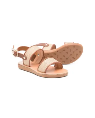 ANCIENT GREEK SANDALS KIDS Little Clio レザーサンダル - Neutrals - サムネイル2