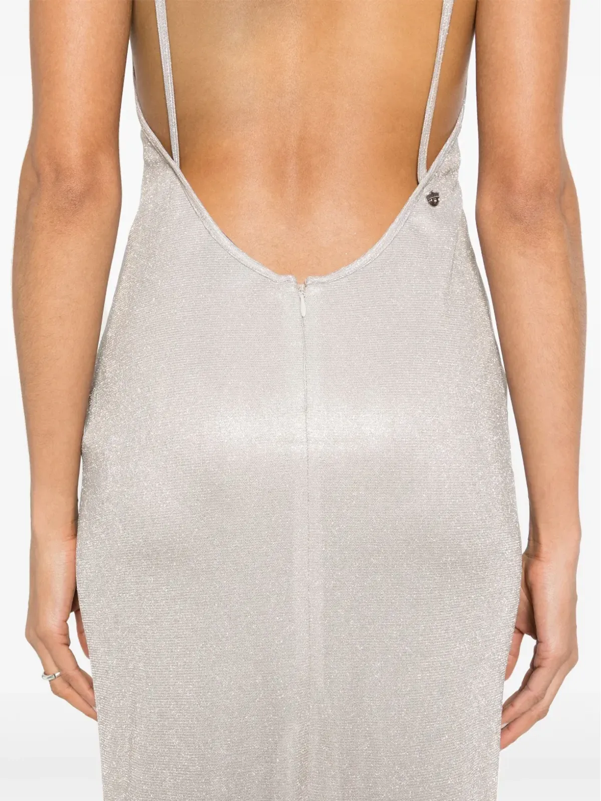Chiara Ferragni グリッテッド マキシドレス - グレー - 画像5
