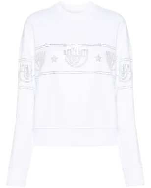 Chiara Ferragni Logomania スタッズ装飾スウェット - サムネイル1