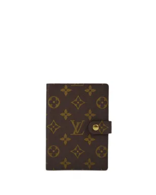 Louis Vuitton ビンテージ 2002 Agenda PM ノートブックカバー ブラウン - サムネイル1