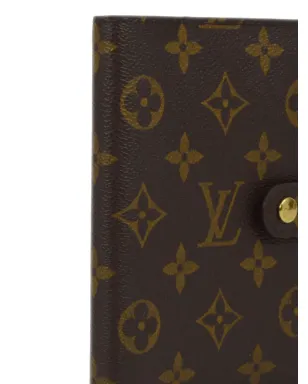 Louis Vuitton ビンテージ 2002 Agenda PM ノートブックカバー ブラウン - サムネイル3