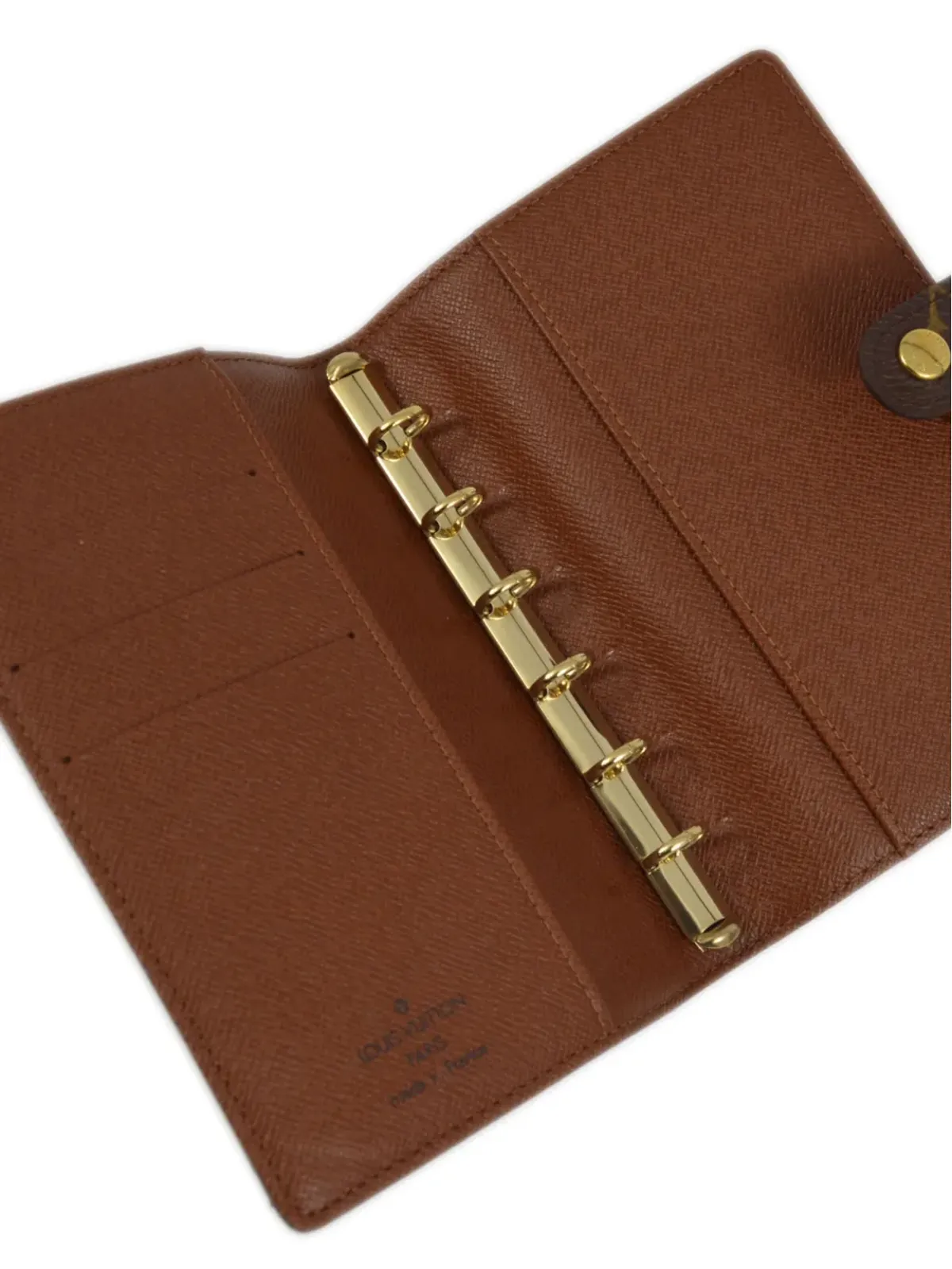 Louis Vuitton ビンテージ 2002 Agenda PM ノートブックカバー ブラウン - 画像4