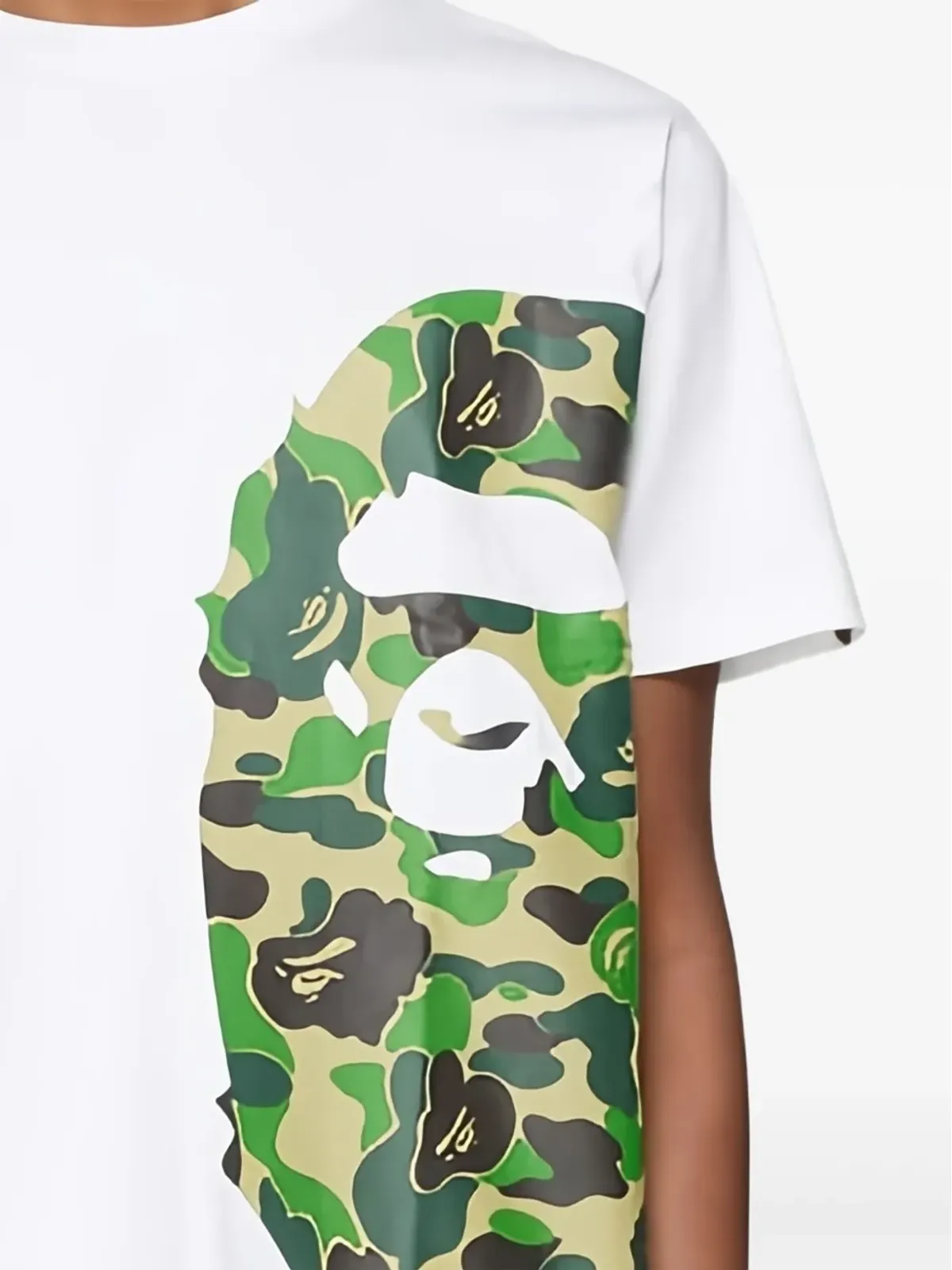 A BATHING APE サイドビッグエイプヘッド ABCカモ Tシャツ - 画像2