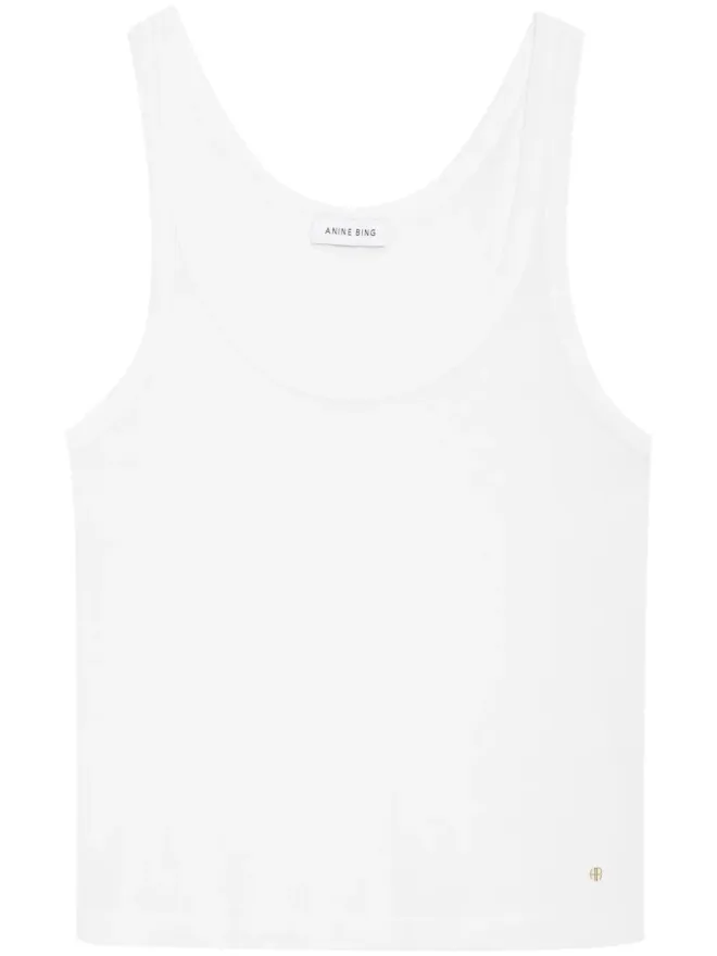 ANINE BING ANINE BING ラウンドネック タンクトップ - ホワイトの商品画像