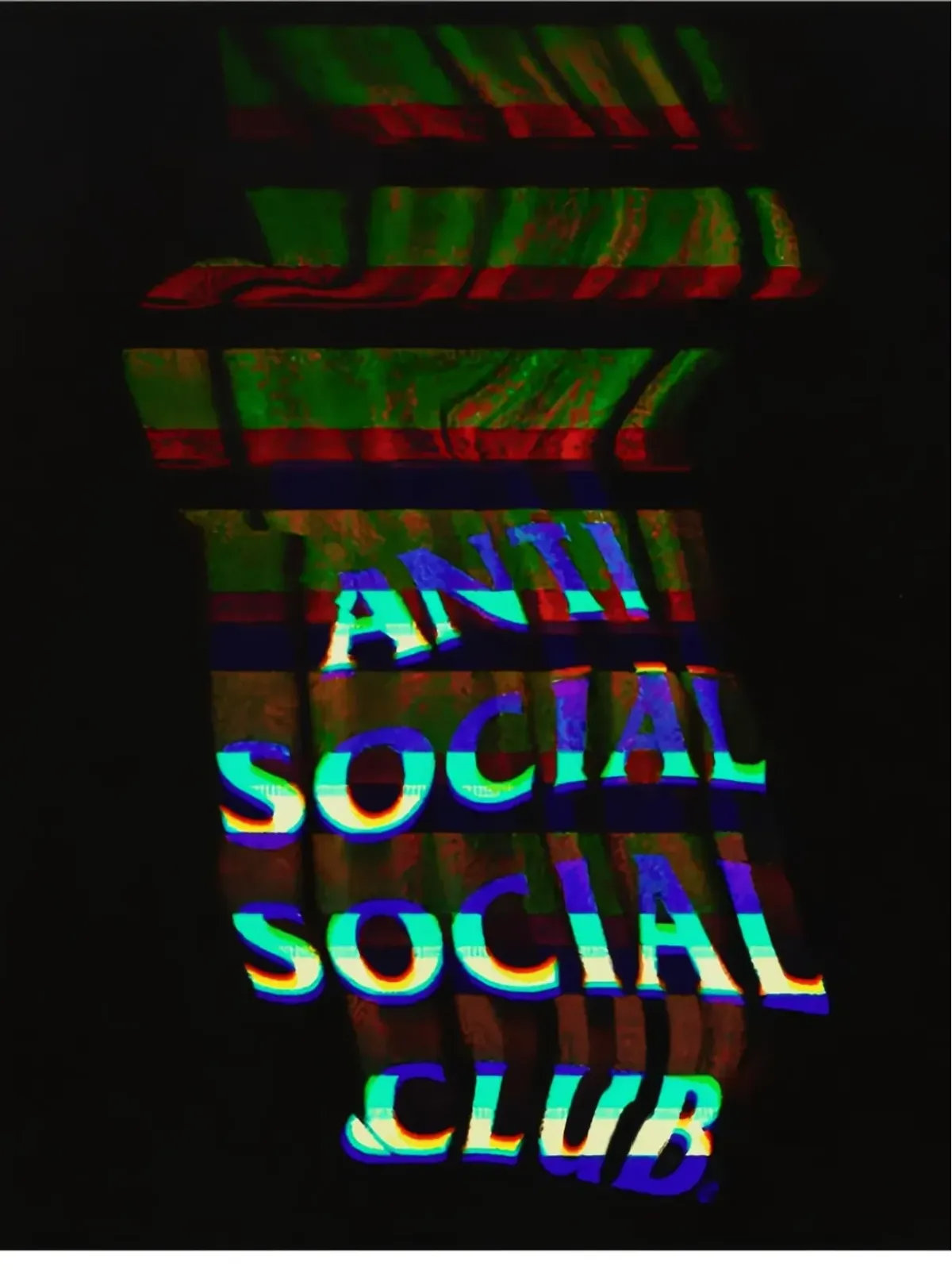 Anti Social Social Club Channel 747フーディ - ブラック - 画像3