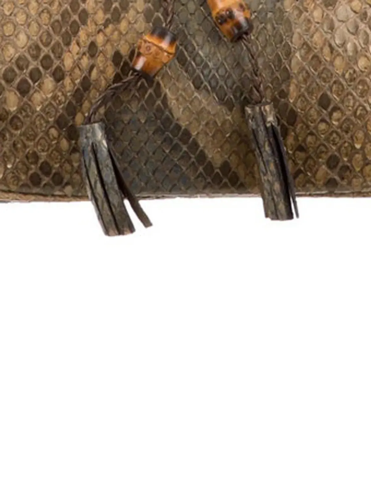 Gucci ビンテージ レザー ミニショルダーバッグ - ブラウン - 画像3