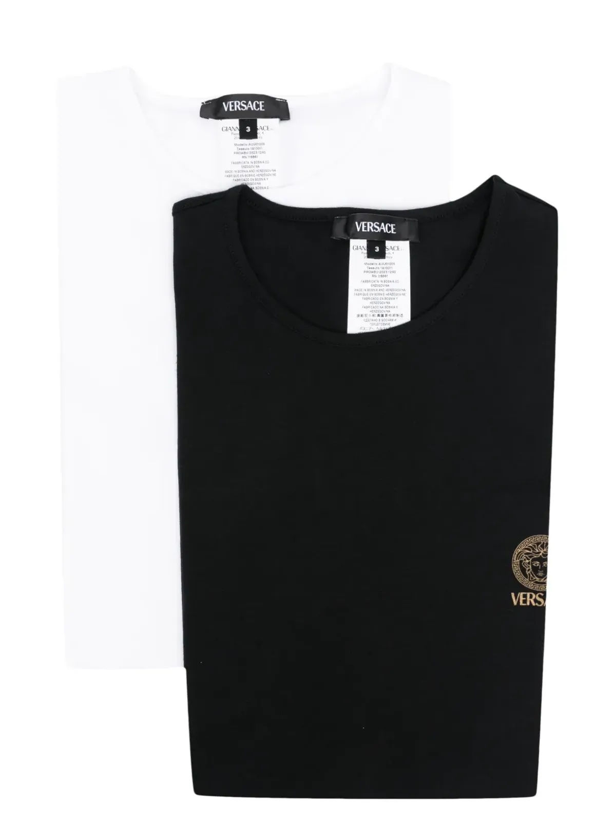 Versace Medusaプリント コットンTシャツ - 画像1
