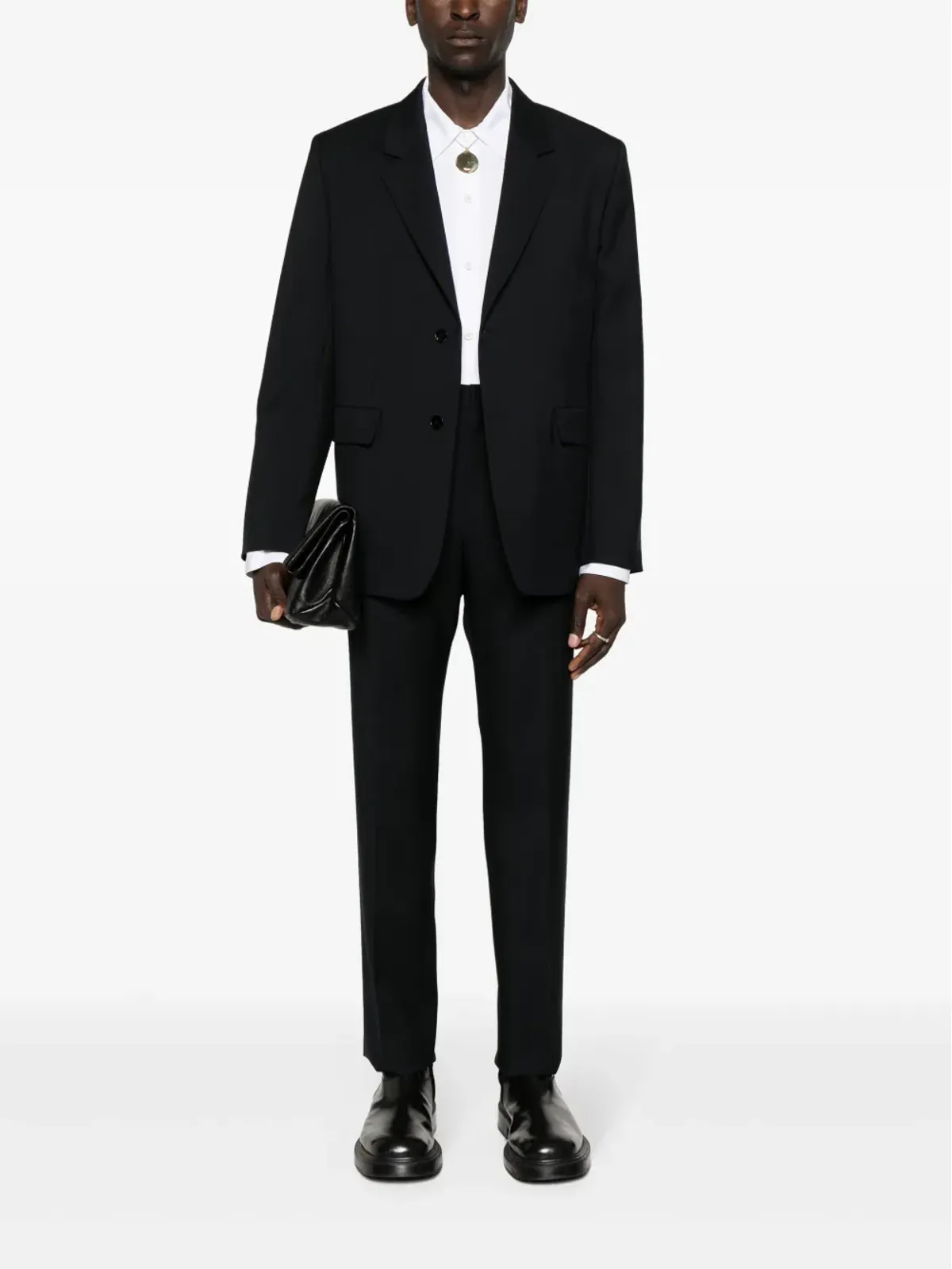 Jil Sander ウール シングルブレスト スーツ - ブルー - 画像2