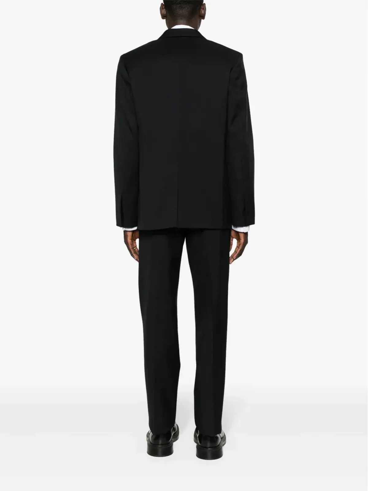 Jil Sander ウール シングルブレスト スーツ - ブルー - 画像4